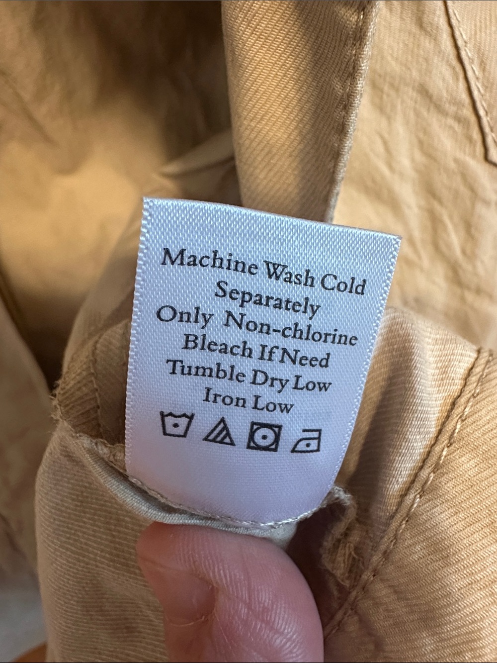 Coldwater Creek Beige Button-Front Utility Jacket - Picture 6 of 6